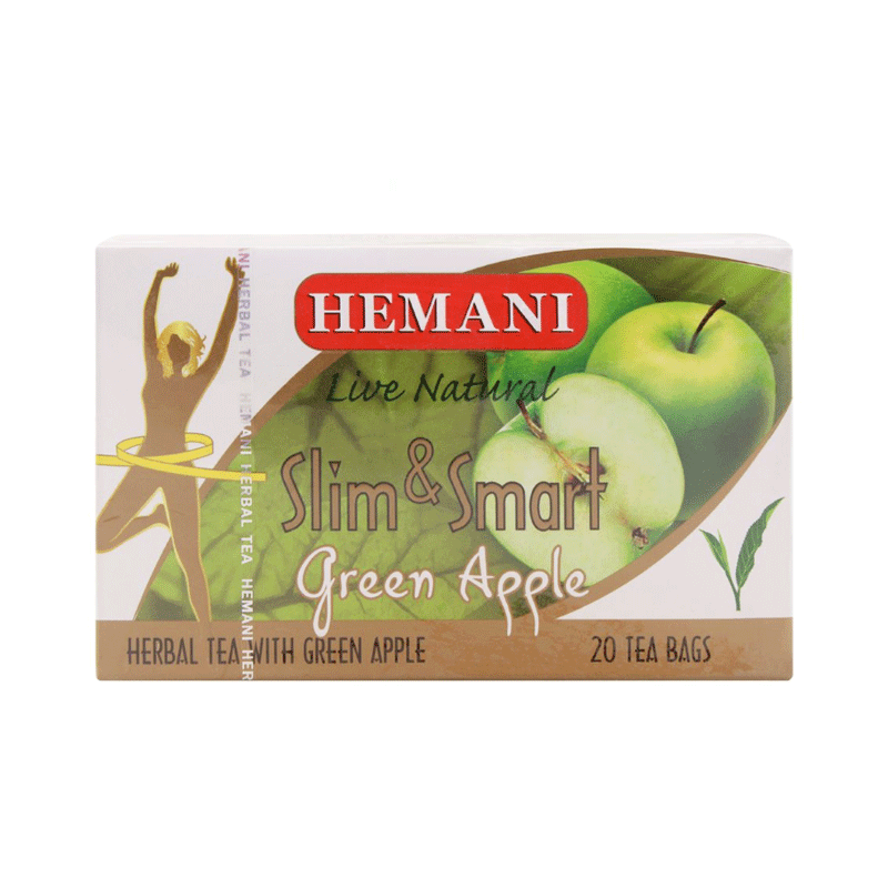HEMANI SLIM TEA GREEN APPLE  20`S
